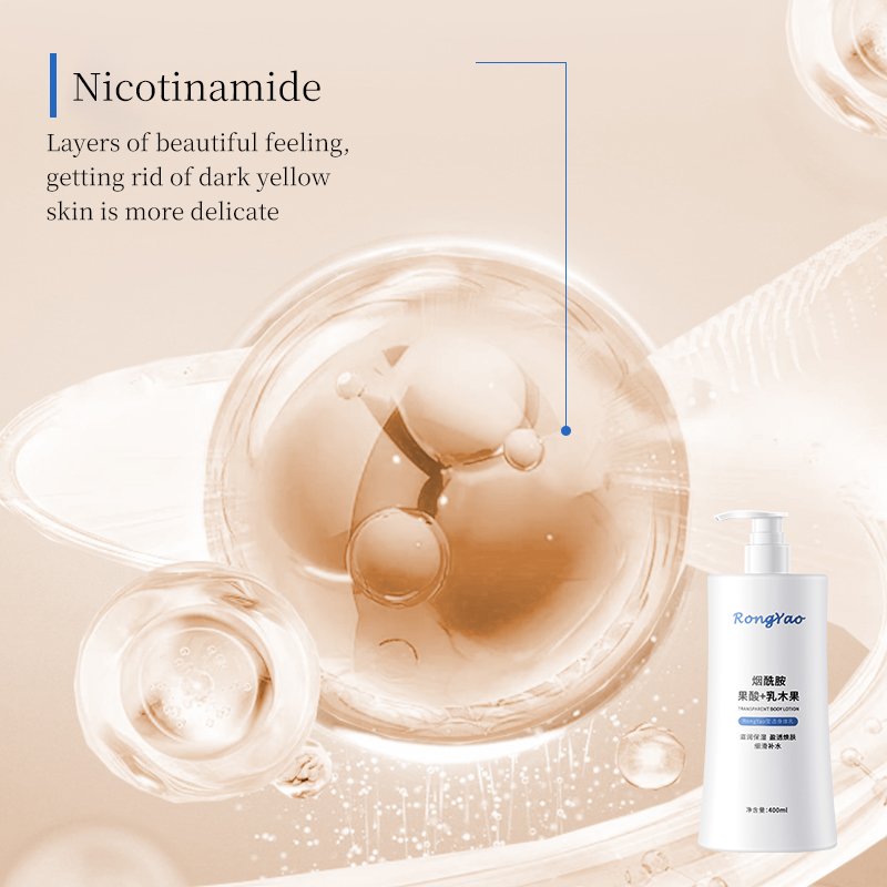 TWG Nicotinamide Body Lotion skin whitening Fruit acid body shea butter 400ml Whitening Body Lotion