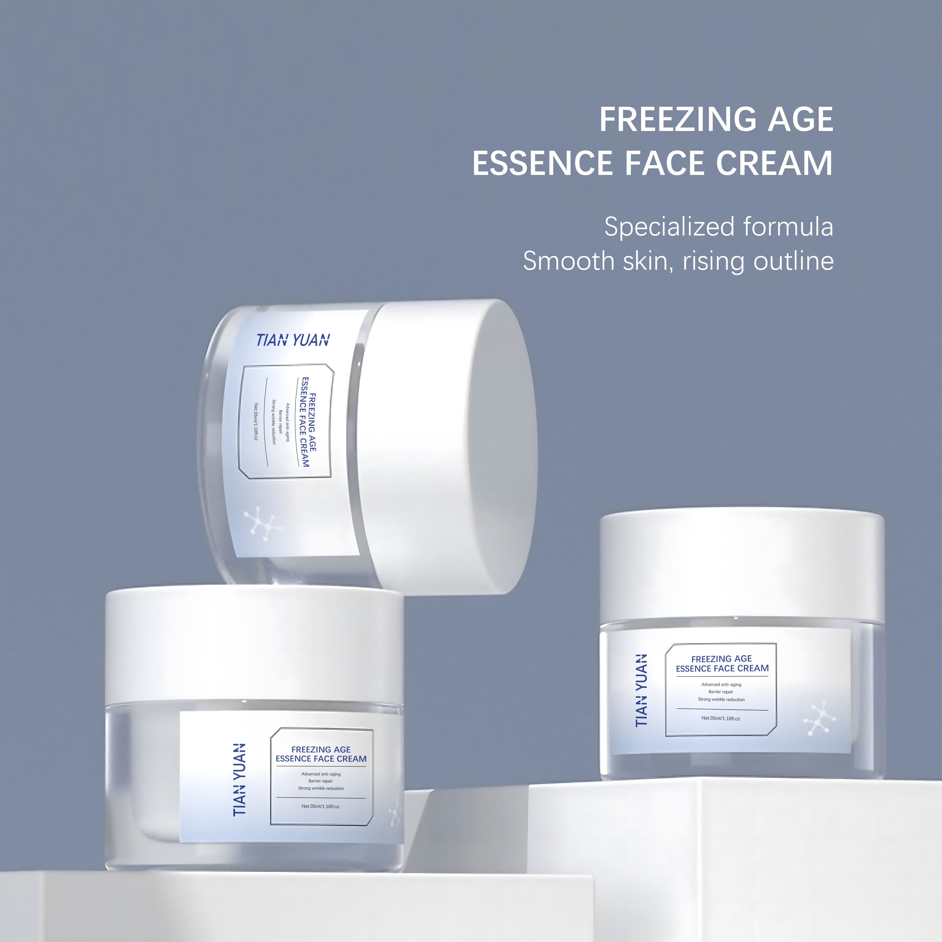 Private Label 5-Piece Anti-Aging Skincare Set OEM/ODM Serum Moisturizer Eye Cream Body Lotion Face Cream Cleanser