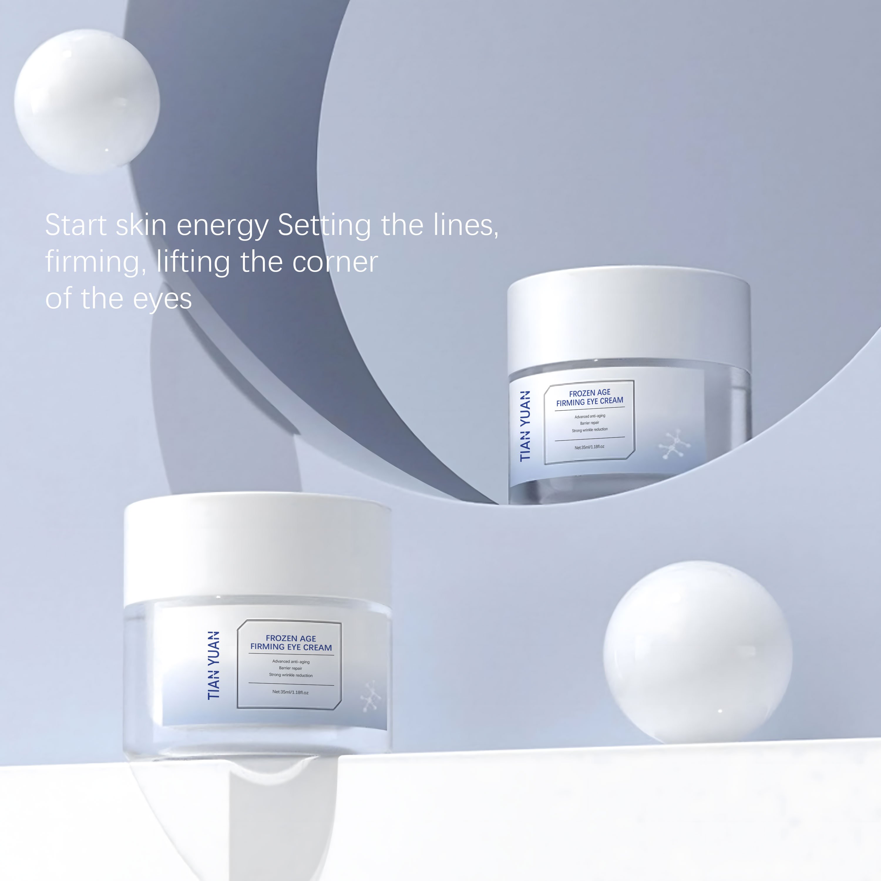 Private Label 5-Piece Anti-Aging Skincare Set OEM/ODM Serum Moisturizer Eye Cream Body Lotion Face Cream Cleanser