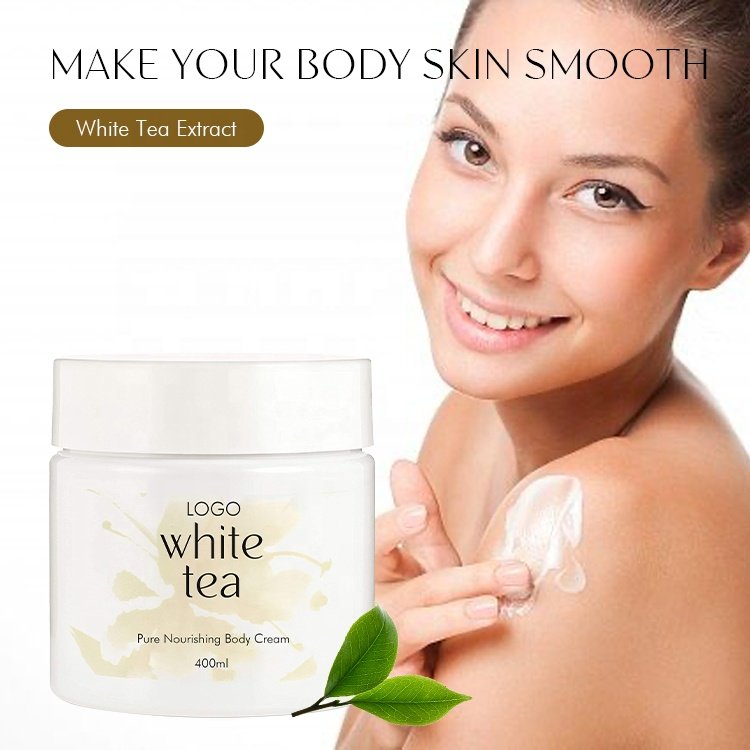 Private Label Shea Butter Whipped White Tea Body Butter Cream Pure Nourishing Body Cream