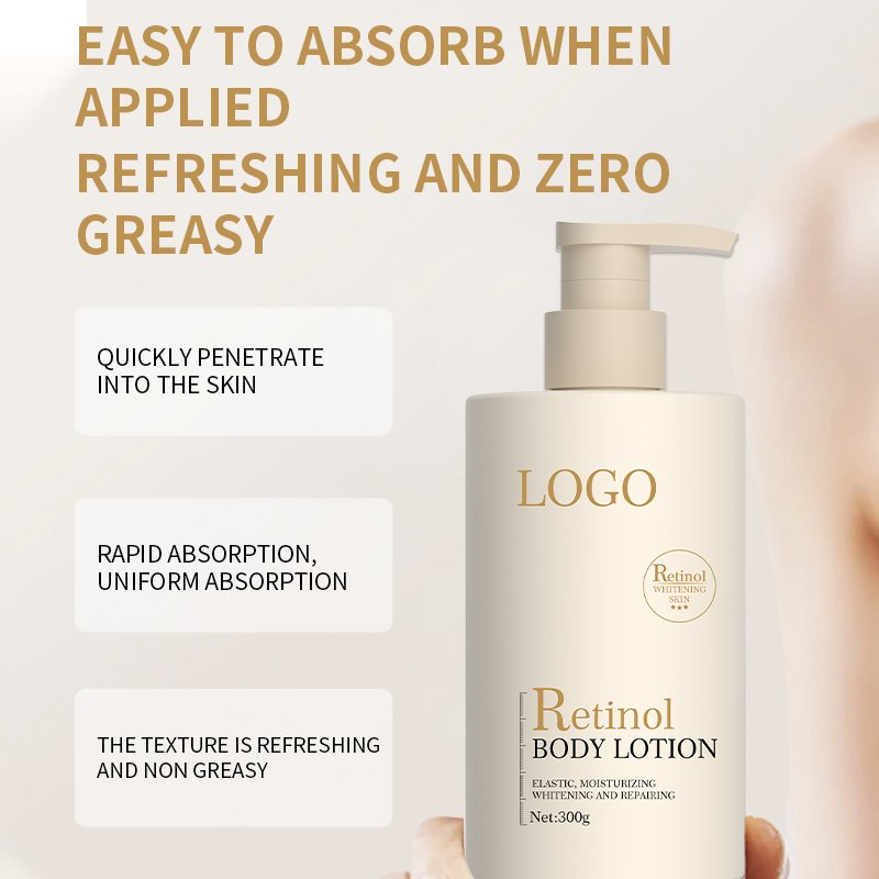 Korean Natural Organic Retinol Anti Moisturizing Repairing Lightening Skin Care Body Lotion Wholesale