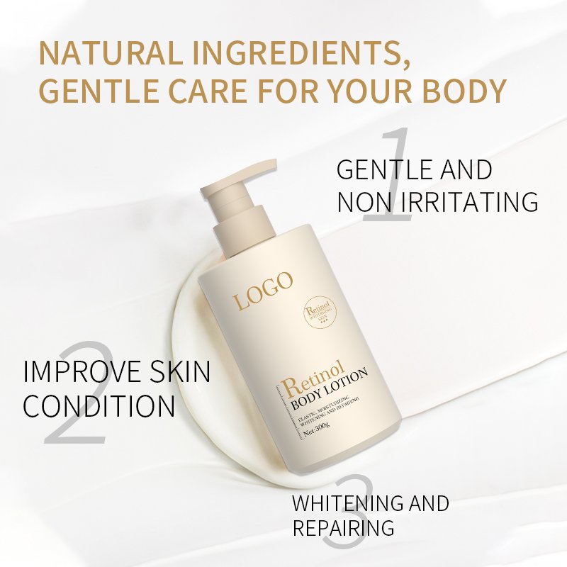 Korean Natural Organic Retinol Anti Moisturizing Repairing Lightening Skin Care Body Lotion Wholesale