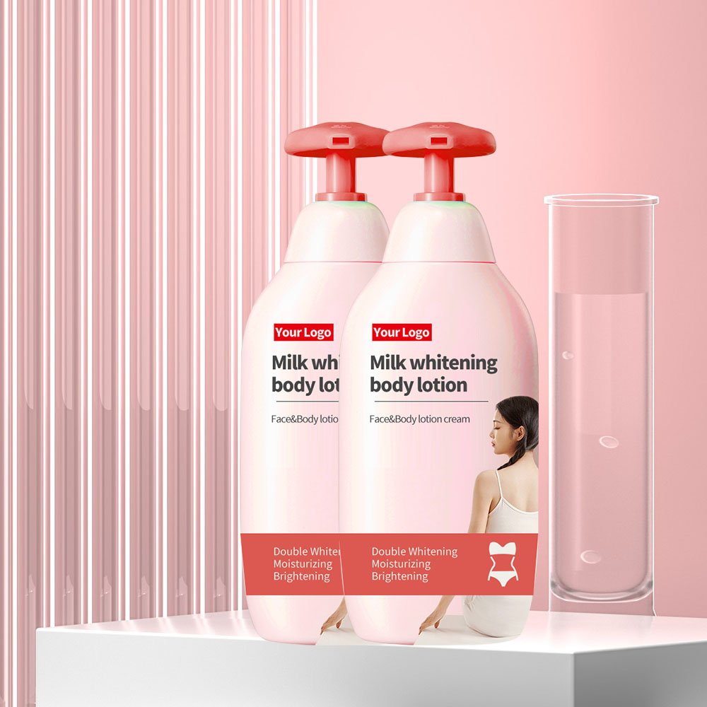 Private Label Vitamin c skin whitening brightening Niacinamide brightening body lotion for women