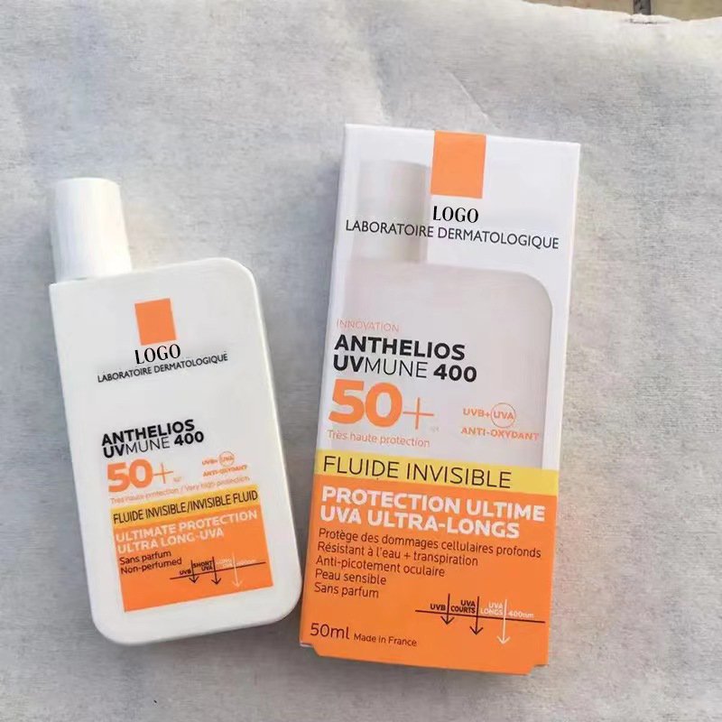 High Quality SPF 50+ Waterpro Anti-sweat Whitening Sunscreen for Women Outside Sunscreen Lotion Body Lotion Logo Brand Adults
