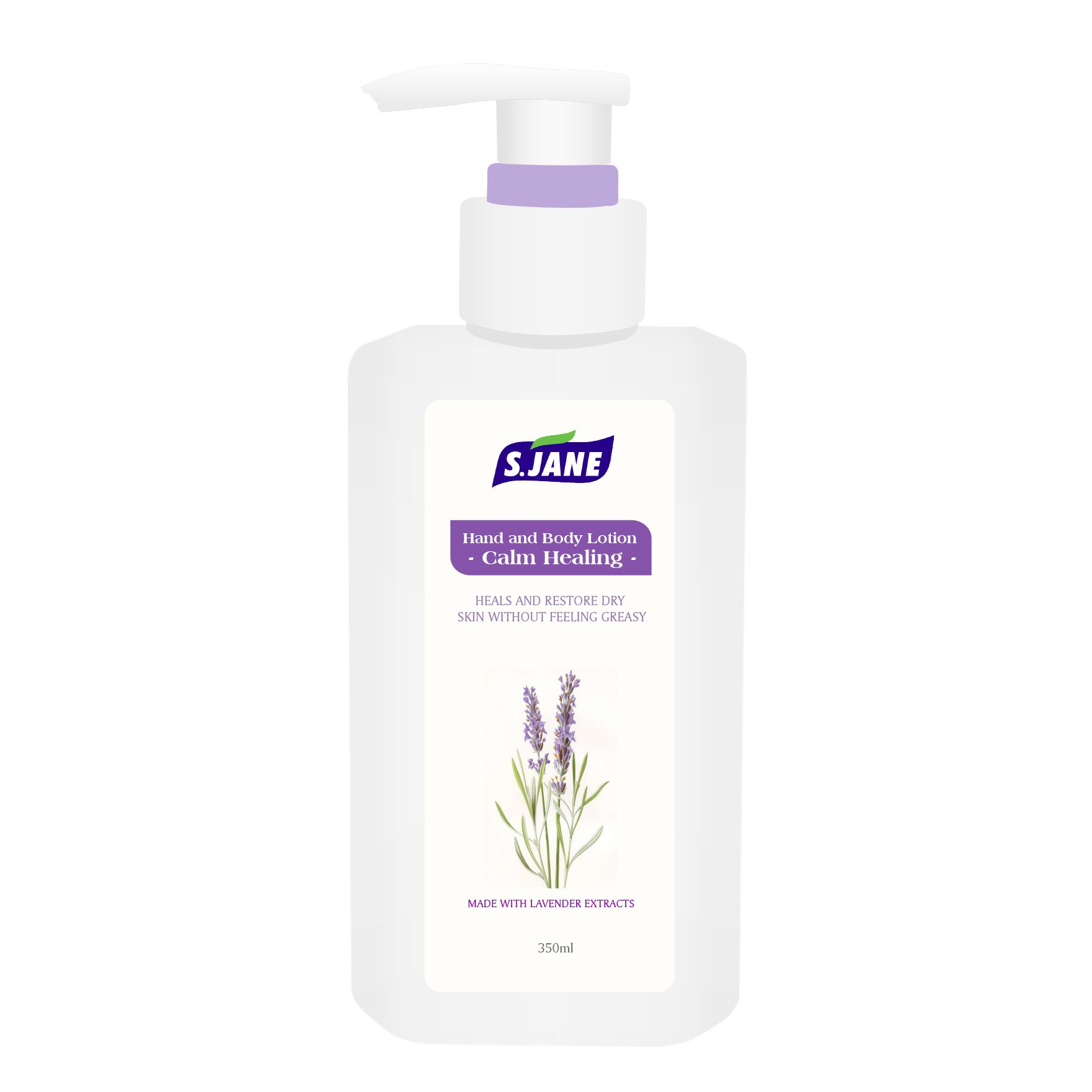 Customized Hand and Body Lotion Lavender Calm Healing Macadamia Nut Shea Butter Lotion Fragrance Free for All skin type