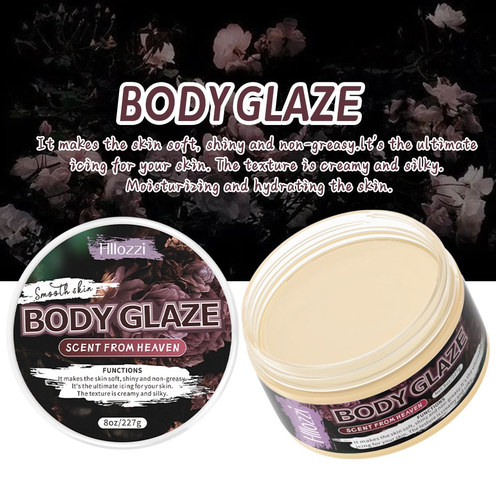 8oz/227g Hllozzi BODY GLAZE Whitening Body Lotion Pick Your Scent with Products Shea Butter Body Care Cream