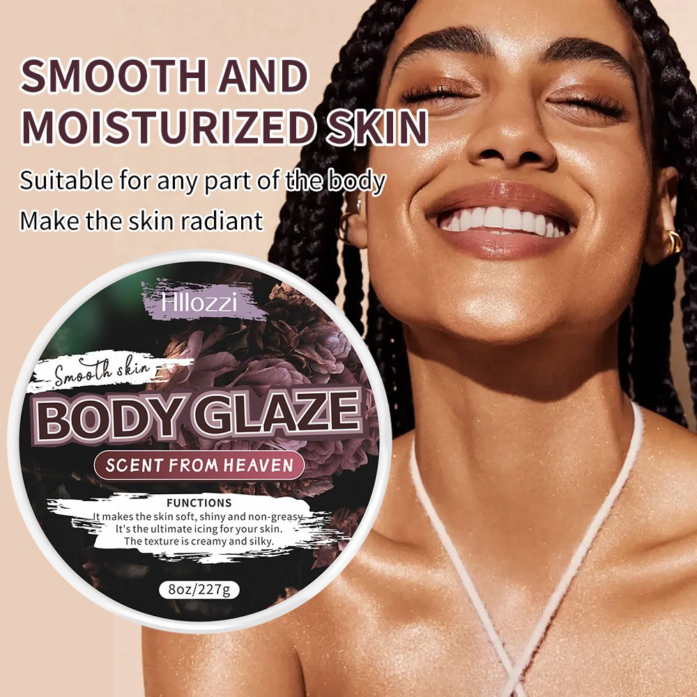8oz/227g Hllozzi BODY GLAZE Whitening Body Lotion Pick Your Scent with Products Shea Butter Body Care Cream
