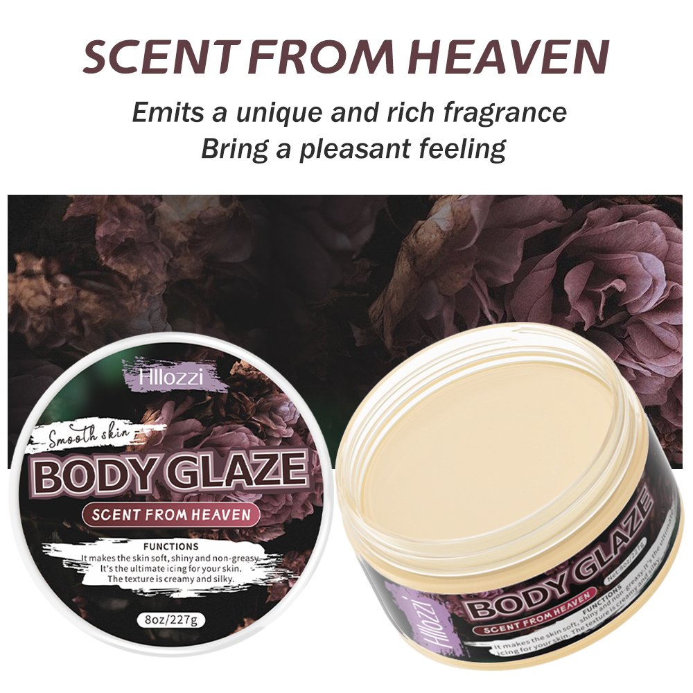 8oz/227g Hllozzi BODY GLAZE Whitening Body Lotion Pick Your Scent with Products Shea Butter Body Care Cream