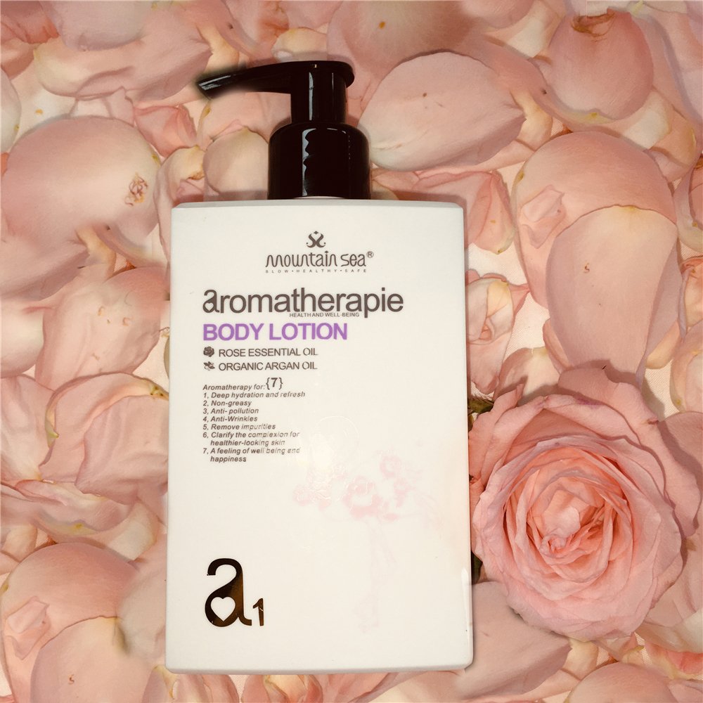 OEM ODM private label skin care products silky smooth nourishing body organic rose skin lotion no parabens