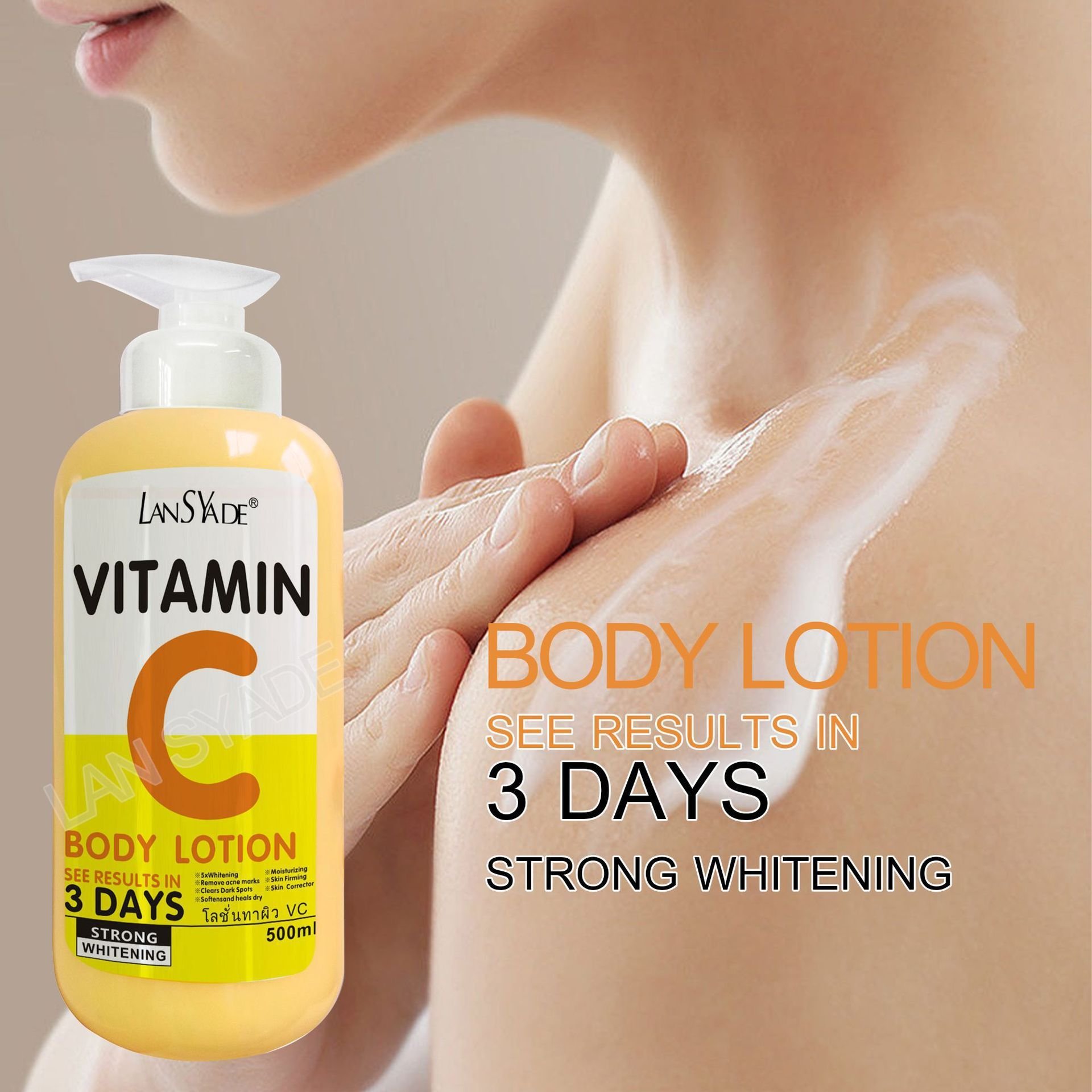 AHA Moisturizing Body Lotion Brightening and Firming Whole Body Moisturizing Lotion essence Milk Factory Price