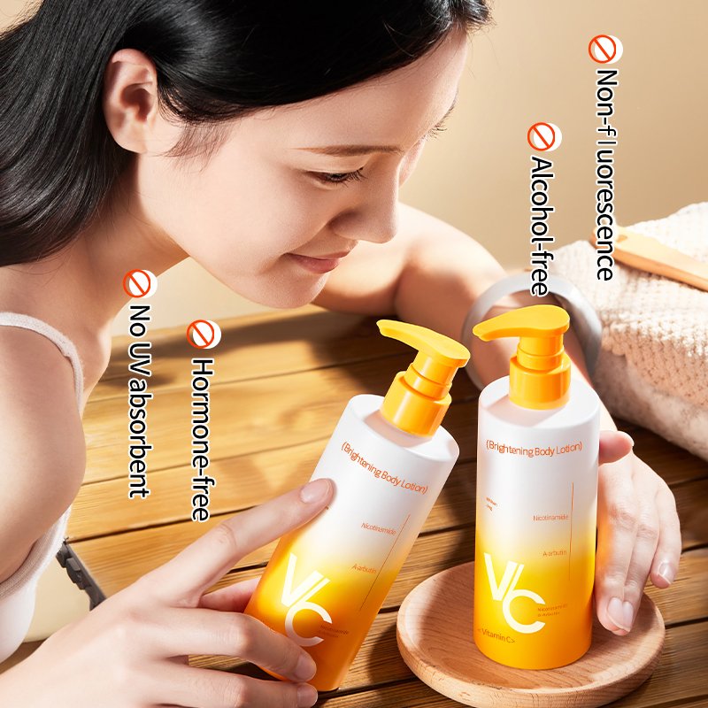 Wholesale Cream Body Lotion Collagen Kojic Acid Cocoa Butter Retinol Vitamin C Body Lotion For Black Skin