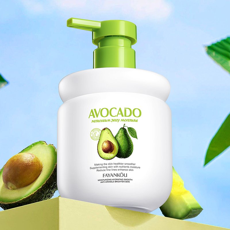 OEM Wholesale FAYANKOU Avocado Collagen Moisturizing Body Lotion Refreshing Non-Stick Whitening Skin Care Body Lotion