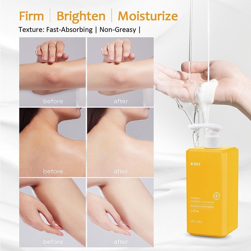 Turmeric Lotion for Spots Vitamin C Cream Face Lotion & Body Lotion Moisturizer Anti Aging Skin Care Firming & Brightening Cream