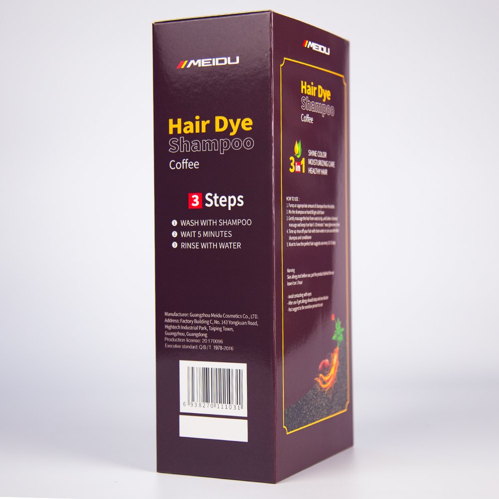500g Gentle Ginger Black Color Dyes Lotion Mild Ginseng For Blacking Hair Dye Shampoo