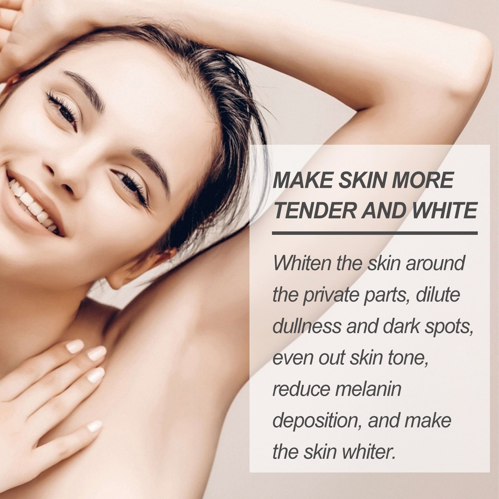 Hot Selling Jaysuing Moisturizing Niacinamide Face&Body Whitening Cream Underarm Knee Elbow Buttock Bleaching Cream