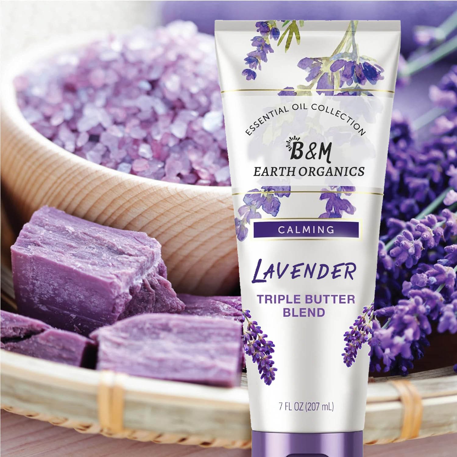 Lavender Body Butter Body and Hand Lotion Moisturizer for Women with Essential Oils