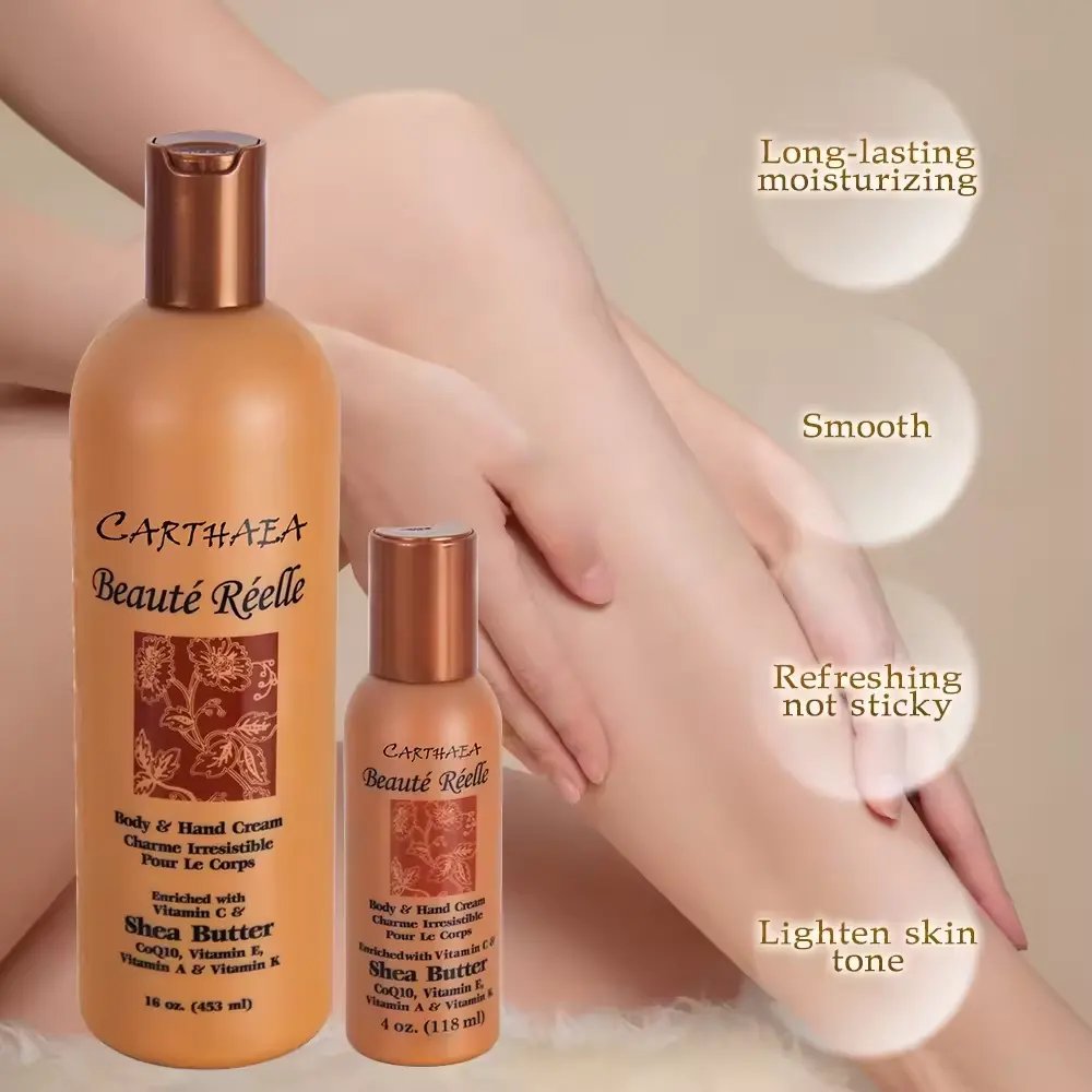 Good quality skin care products face hand care cosmetics vitamin c nourishing whitening lightening body lotion for women