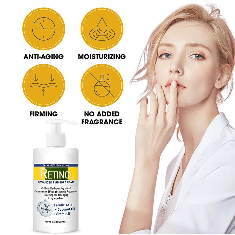 Factory Wholesale 300ml Skin Care Body Lotion Day And Night Moisturizing Retinol Advanced Firming Cream