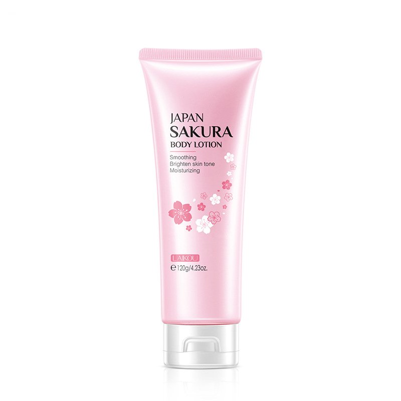 customized private label Luxury Moisturizing Nourishing Sakura anti aging whitening lotion Natural Skin Whitening Body Lotion