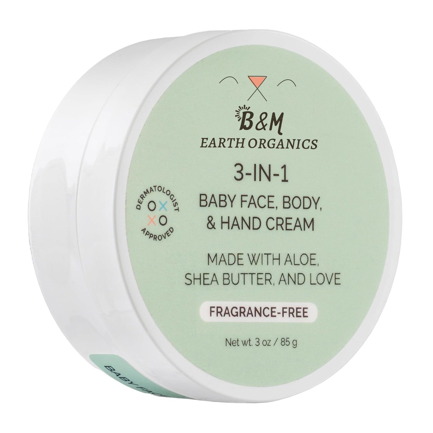 Baby Moisturizing Cream for Face Body Hands Baby Lotion for Newborn Baby Cream for Dry Skin Formulated with Natural Shea Butter