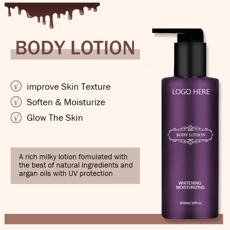 Free sample wholesale glow exfoliating skin care manufacturer brightening perfume lightening moisturizing whitening body lotion