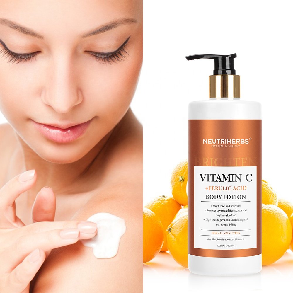 Private Label Neutriherbs Brightening Vitamin C Firming Cream Body Lotion To Remove Dark Spots
