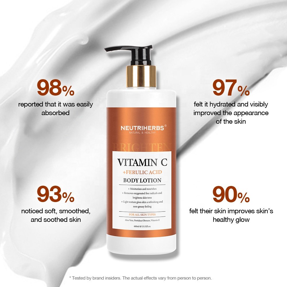Private Label Neutriherbs Brightening Vitamin C Firming Cream Body Lotion To Remove Dark Spots