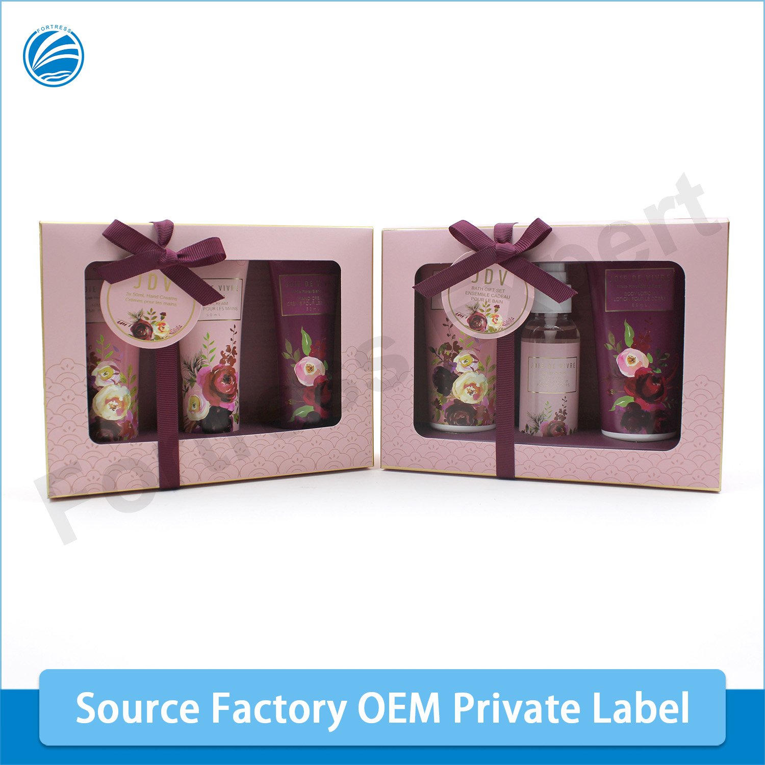 OEM Factory Direct Wholesale Private Label Ladies Holiday Gifts 2024 New Design Shower Gel & Body Mist & Body Lotion Gift Set