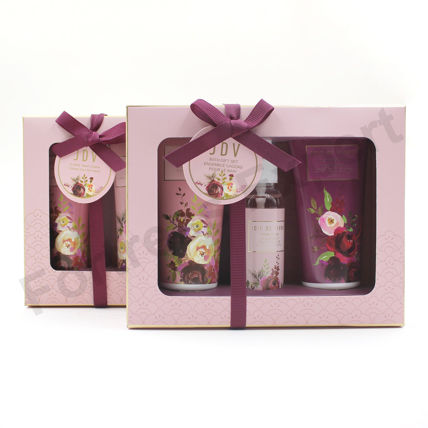 OEM Factory Direct Wholesale Private Label Ladies Holiday Gifts 2024 New Design Shower Gel & Body Mist & Body Lotion Gift Set
