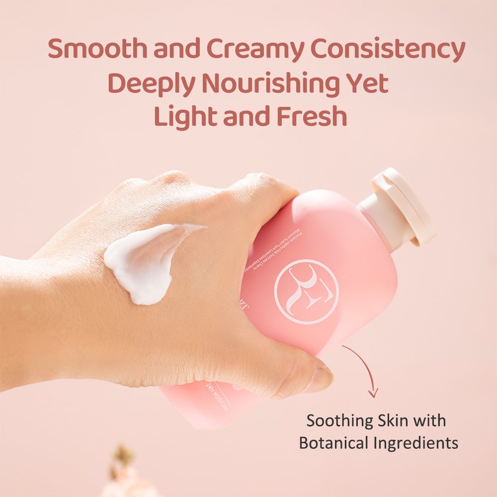 Stock New Arrival stylish Sakura Whitening Hydrating hyaluronic acid Body Cream Moisturizer Nourish Skin Body Lotion