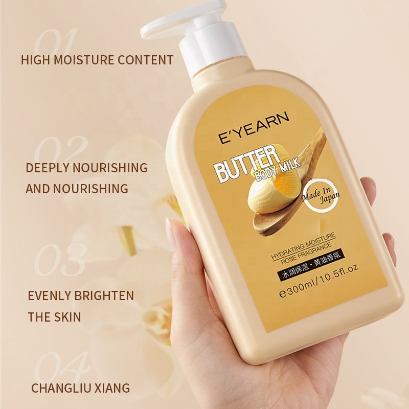 Shea Butter Body Care Product for Dry Skin Hand & Body Moisturizer Lightweight & Non-Greasy Vegan with Natural Shea Body Lotion
