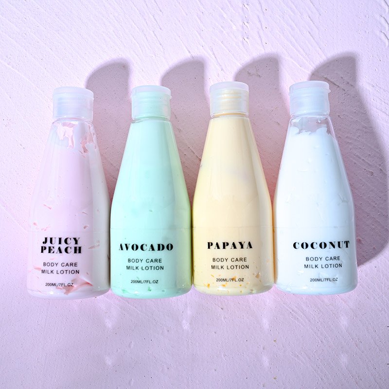 OEM Private Label 100% Natural Vitamin C Body Butter Cream Skin Whitening Moisturizing Care papaya coconut Milk Body Lotion