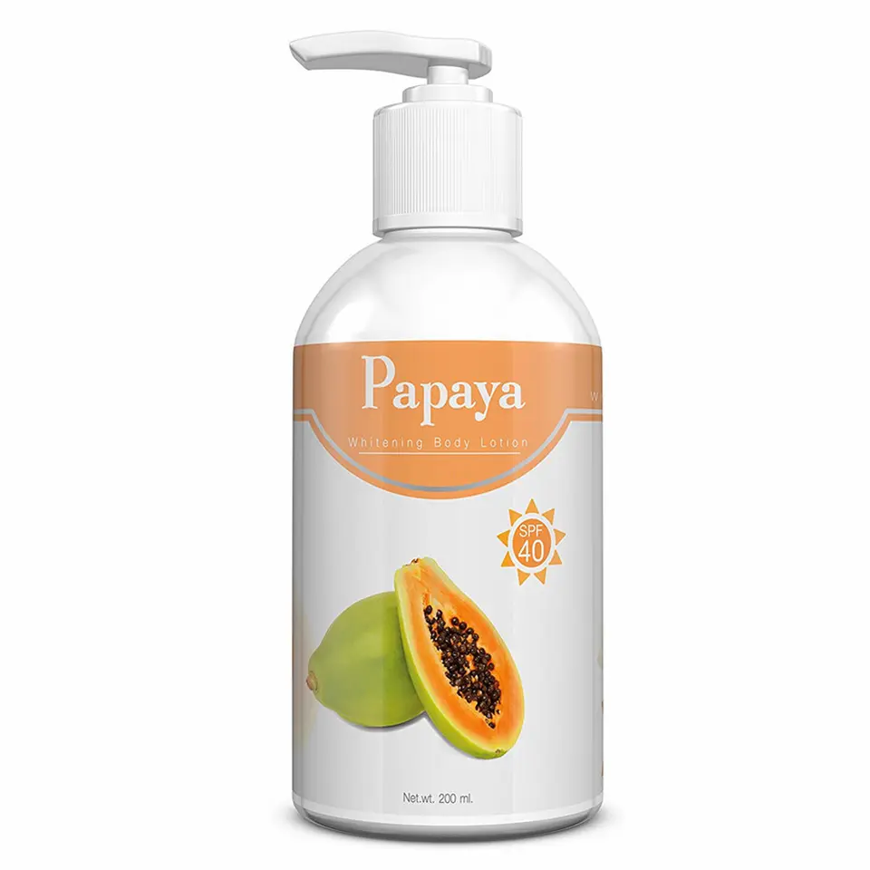 Private Label Whitening Lotion Cream Skin Care Product Wholesale Natural Daily Moisturizing Organic Papaya Body Lotion