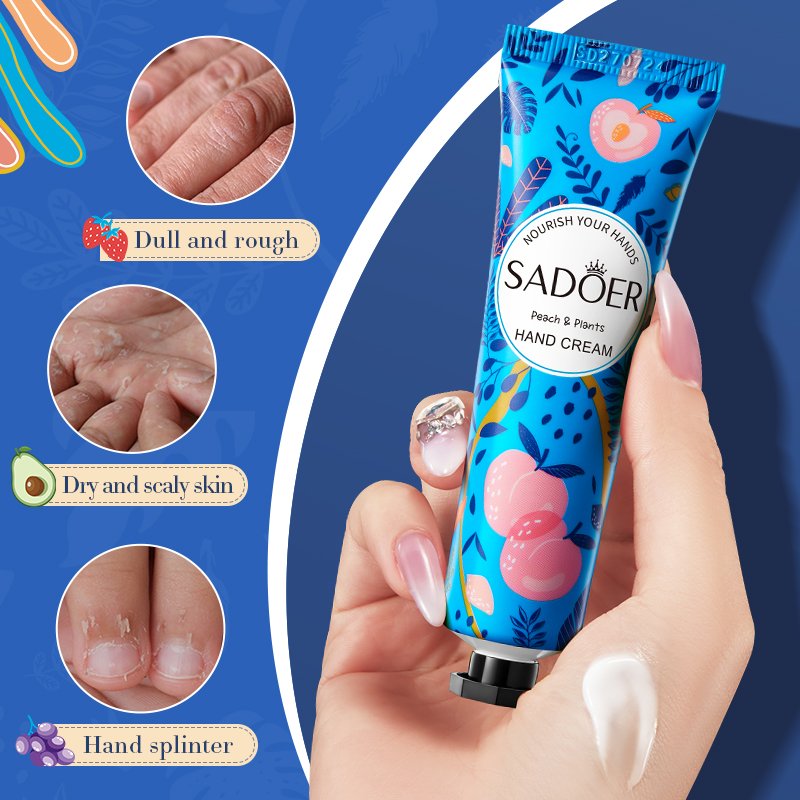 OEM Wholesale Avocado Body Milk Peach Strawberry Moisturizing Repair Nourishing Anti-Aging Whitening Hand Cream Lotion Gift Box