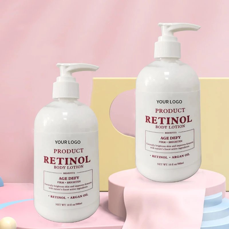 OEM Anti-Aging Retinol Brightening Moisturizer Body Lotion Best Skin Care Natural Smooth Long Lasting Fragrance Collagen