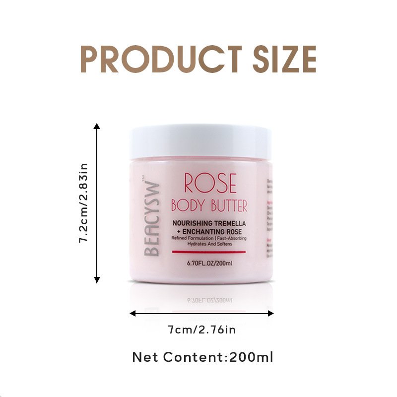 Wholesale Deep Hydrating Shea Butter Body Lotion Moisturizer Honey Rose Scent with Vitamin C Whitening Feature Use Adults