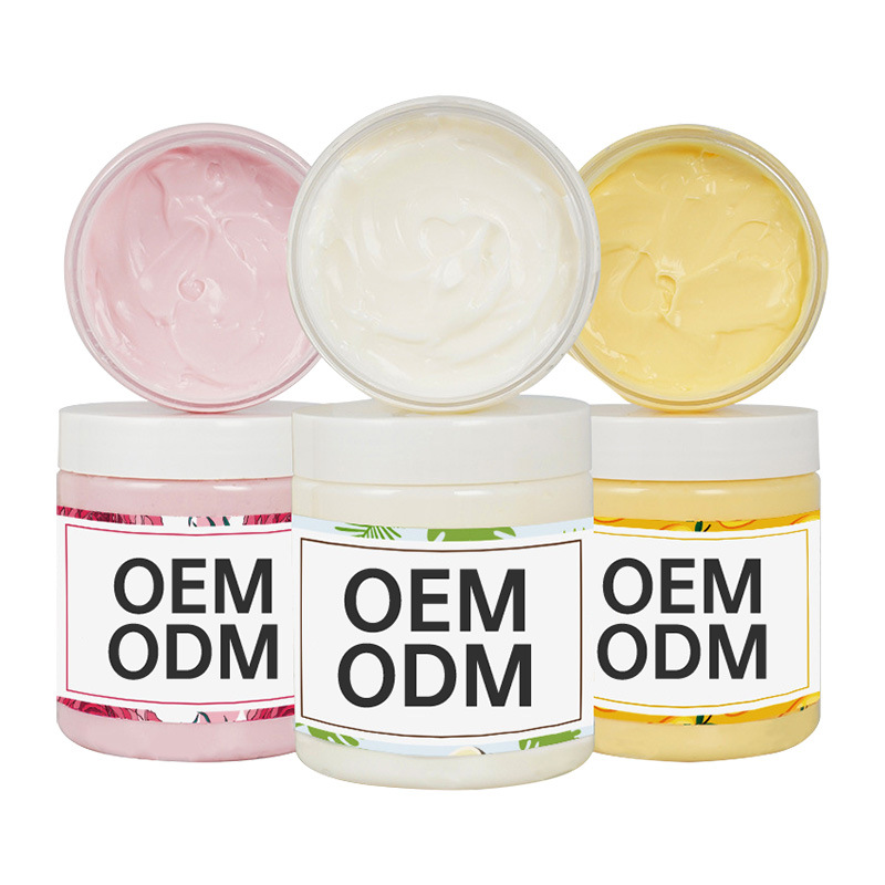 Wholesale Customize Scents Brightening Vitamin C Spa Care Whipped Cream Botion Pink Body Butter