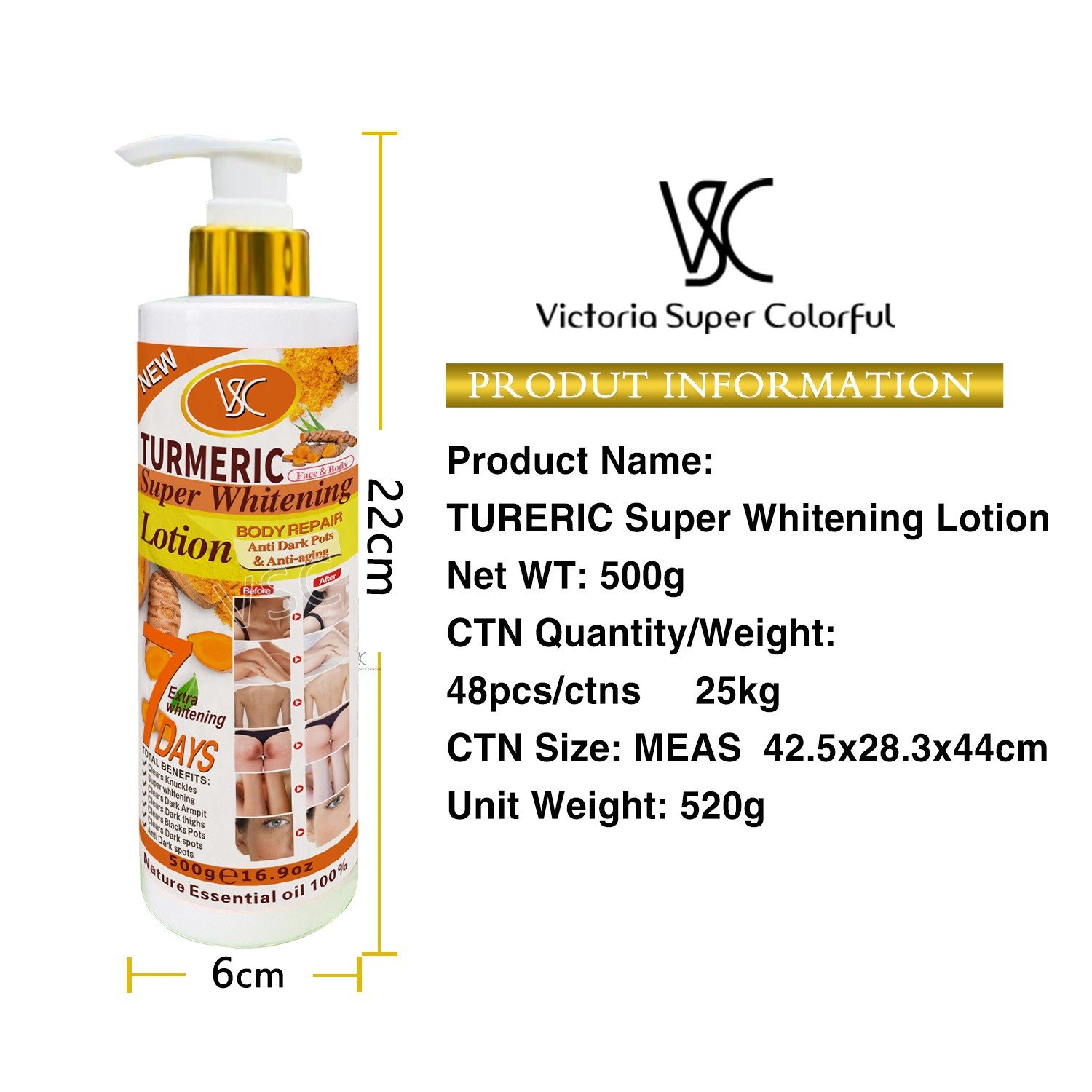 Turmeric body lotion moisturizing brightening nourishing firming massage lotion moisturizing lotion nourishing skin wholesale