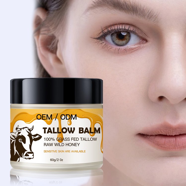 Beauty Moisturizer Beef Tallow Balm Skincare Balm Grass Fed Beef Tallow Body Face Moisturizer Whipped Tallow Balm Cream For Face