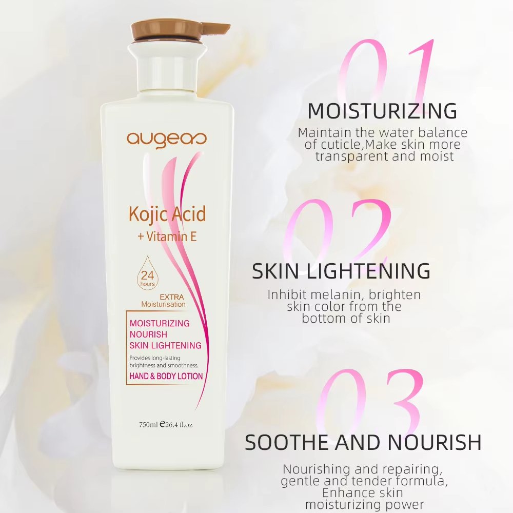 Wholesale Hand Body Lotion Light Fragrance Gentle Smooth Moisture Skin Care Product Vitamin C Whitening Lightening Body Lotion