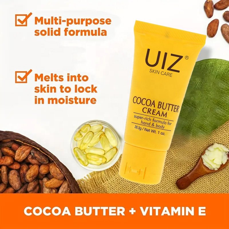 100% Natural Moisturizer Skin Care Cream Nourishing Softens Skin Face Hand Body Lotion whit Castor Oil Vitamin E Cocoa Butter