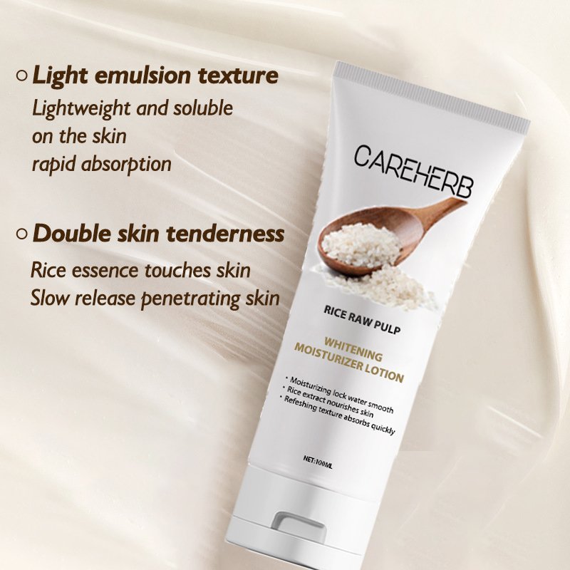 Wholesale Rice Body Cream Brightening Lightenin Whitening Hand and Body Lotion for Women