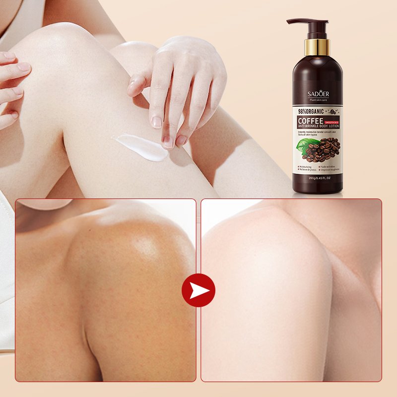 SADOER BIOAQUA OEM Body Care Coffee Silky Body Lotion Deep Nourishing Moisturizing Cream