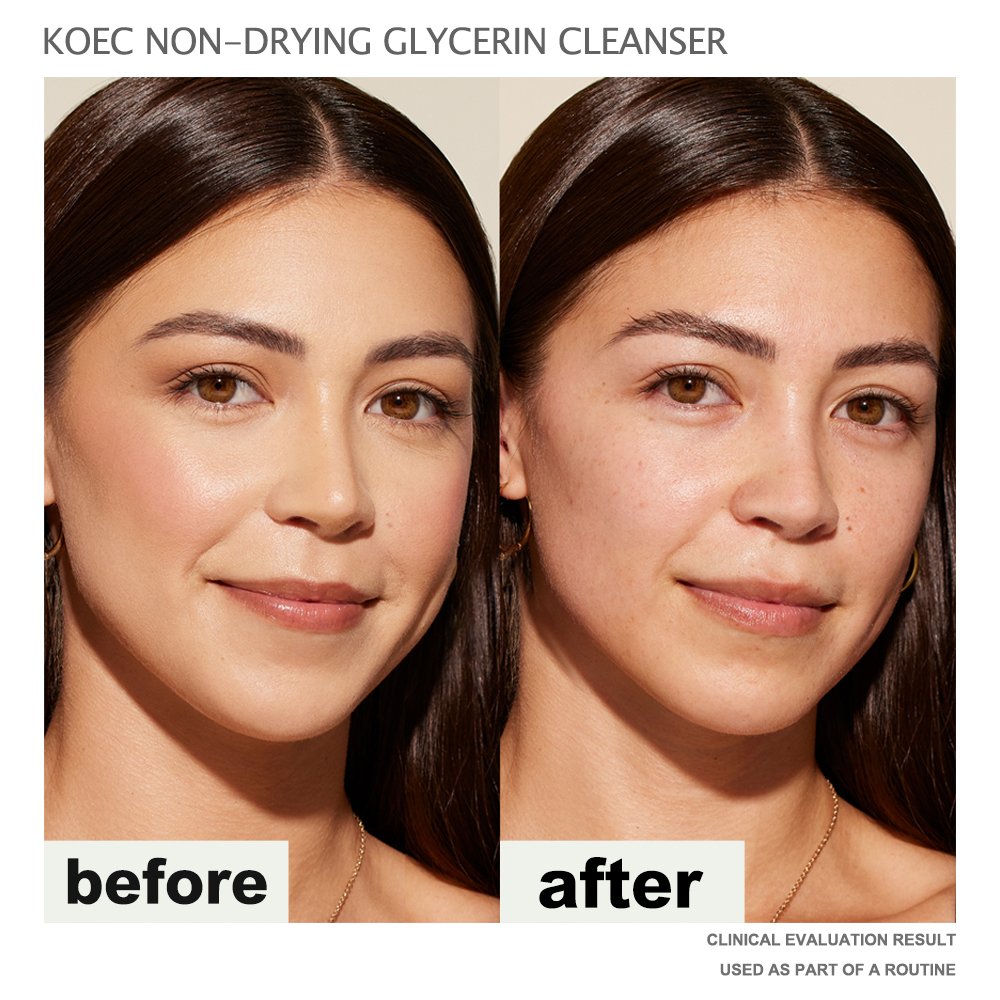 KOEC Non Drying Glycerin Cleanser for Face & Body Accept Customized Private Label outstanding skin care