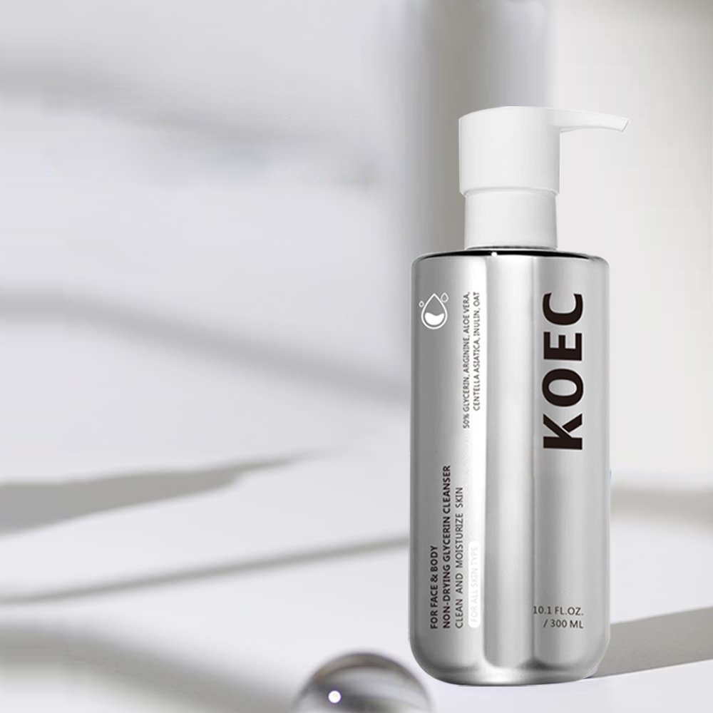 KOEC Non Drying Glycerin Cleanser for Face & Body Accept Customized Private Label outstanding skin care