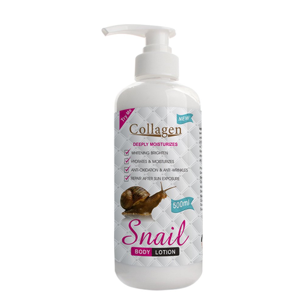 Customized Snail Mucin Collagen Body Lotion Moisturizing and Brightening Body Cream for Softening and Skin Rejuvenation