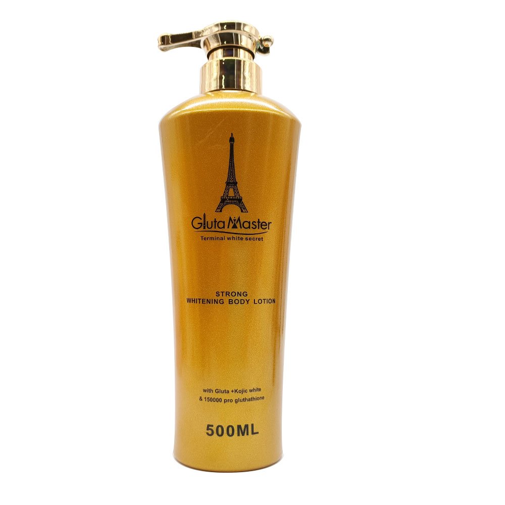 Gluta Master Terminal White Secret Strong Whitening Body Lotion 500ml with Gluta + Kojic White Making Your Skin Younger & Softer