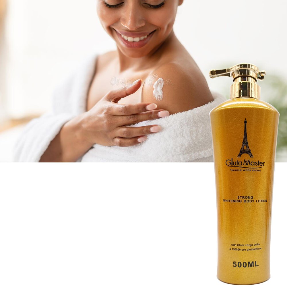 Gluta Master Terminal White Secret Strong Whitening Body Lotion 500ml with Gluta + Kojic White Making Your Skin Younger & Softer