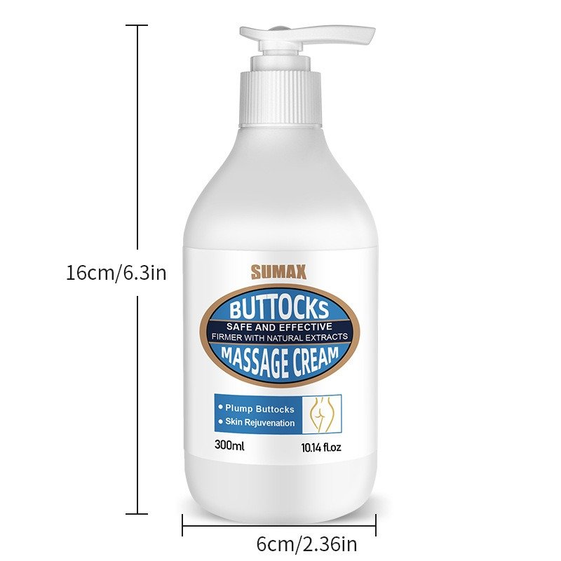 Wholesale Firming Moisturizing Shea Butter Body Cream Pressing Bottle Buttocks Enlargement Massage Cream For Body Care