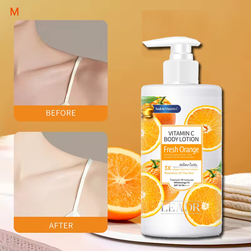 Wholesale Hot Selling Daily Skin Smoothing Hydration Moisturizing Nourishing Body Milk Biotin Vitamin C Whitening Body Lotion